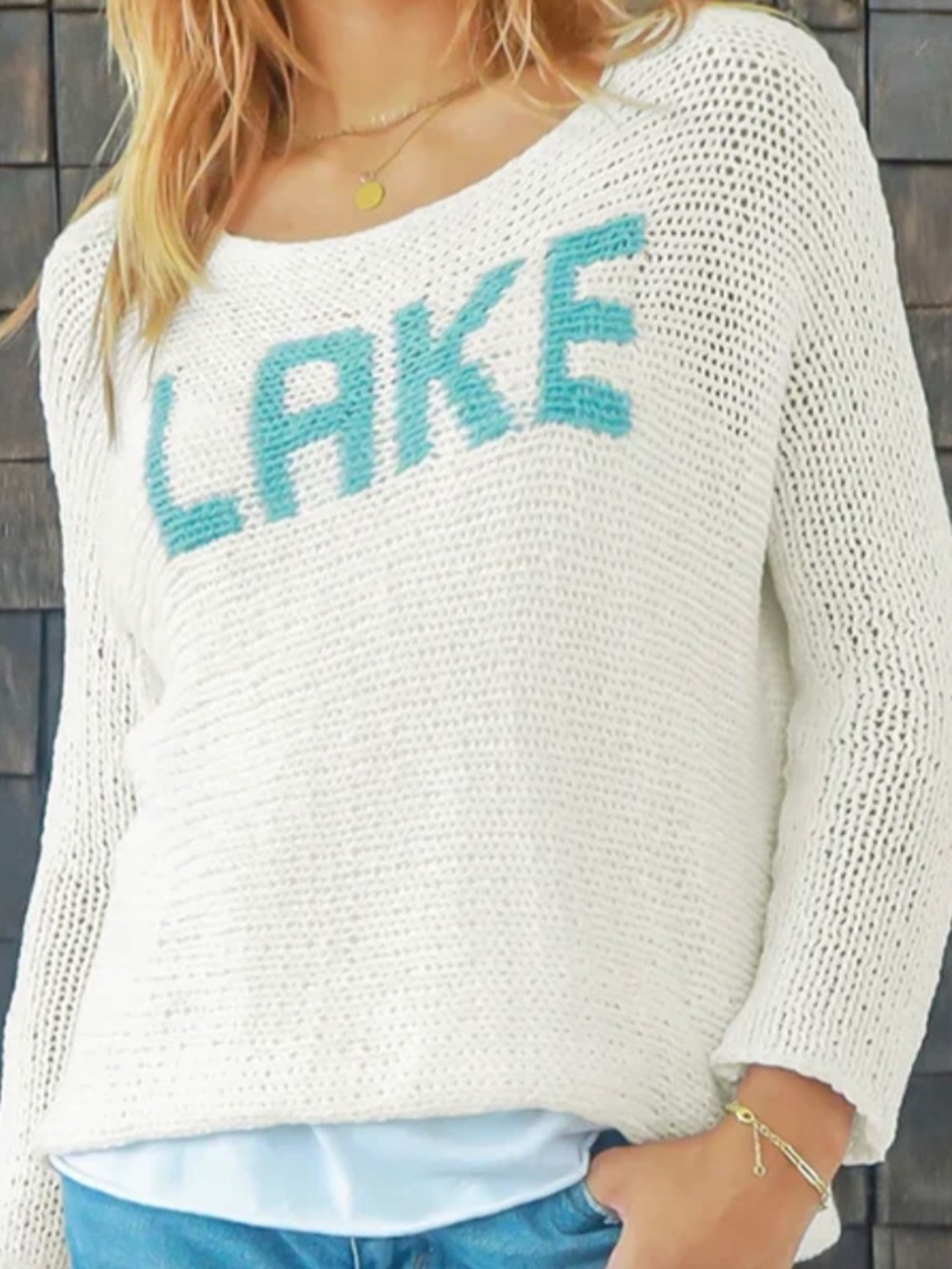 Wooden Ships "Lake" Sweater size XS